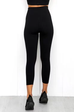 Aim'n Black Ribbed Seamless 7/8 Tights -Sportswear Shop 190502PureDash 170