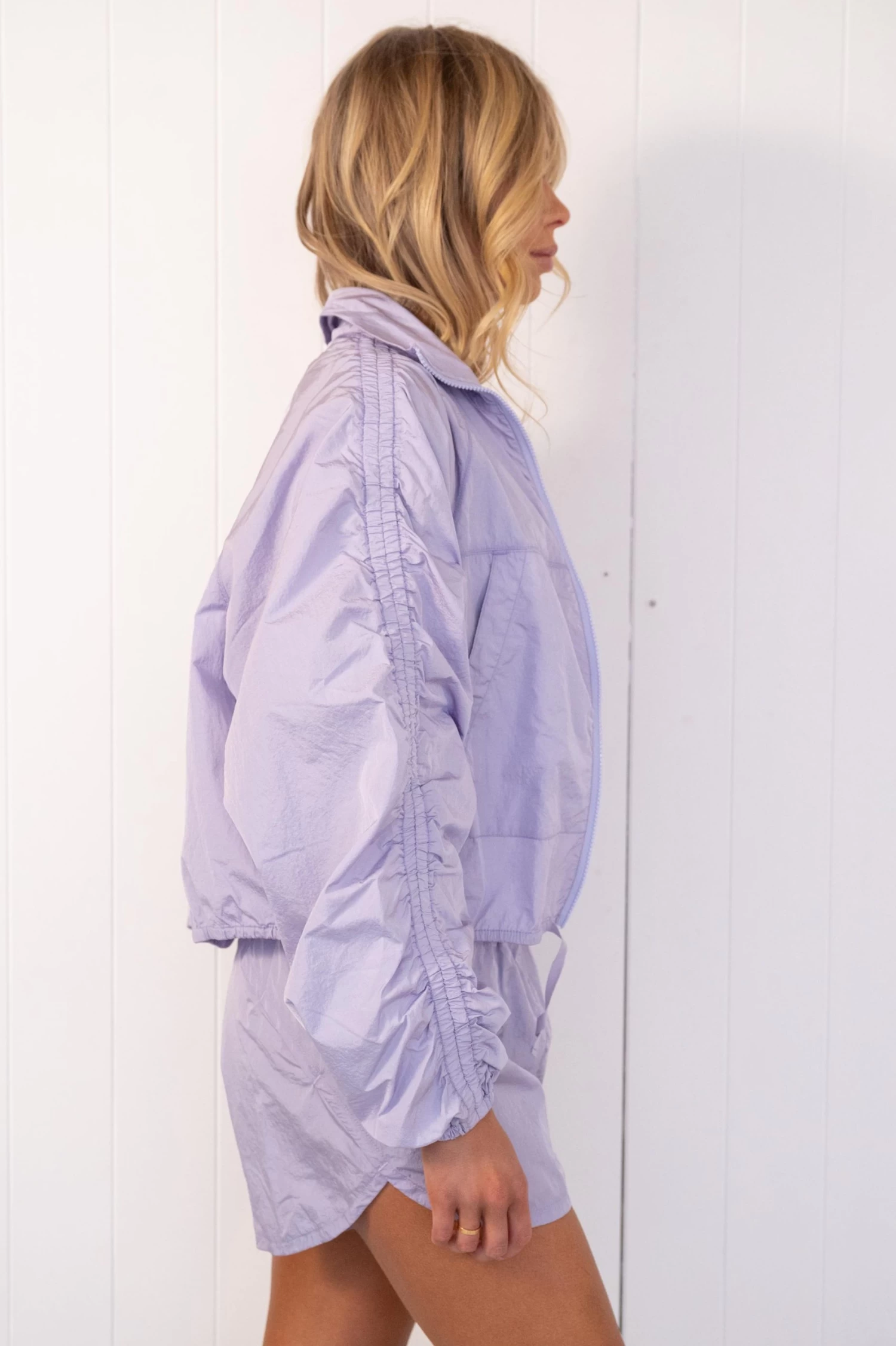 Onzie Parachute Jacket - Violet 4 Onzie Parachute Jacket - Violet - Image 4