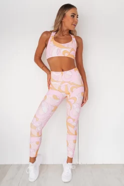 Onzie High Rise Rib Legging - Summer Groove -Sportswear Shop DSC 8783 scaled