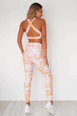 Onzie High Rise Rib Legging - Summer Groove -Sportswear Shop DSC 8797 scaled