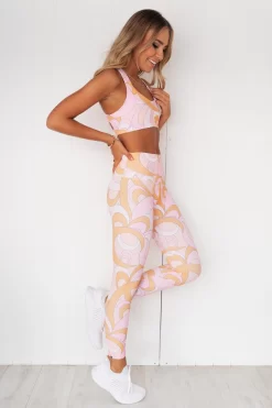 Onzie High Rise Rib Legging - Summer Groove -Sportswear Shop DSC 8803 scaled