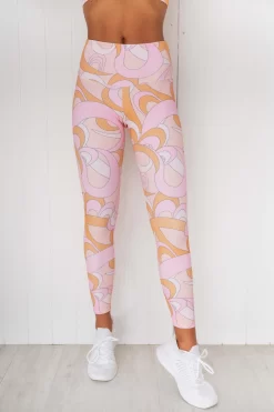 Onzie High Rise Rib Legging - Summer Groove -Sportswear Shop DSC 8807 scaled