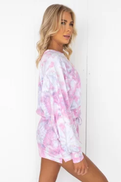 Onzie Bella Sweatshirt - Prismatic Tie Dye -Sportswear Shop PureDash 129 ab0044a6 3c82 4e33 9abe 75f45f358513