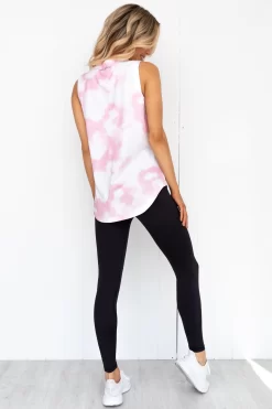 Always On Tank - Pink Tie Dye -Sportswear Shop PureDash 148 3472f76f b366 47a8 b6fd d671abdc53d8