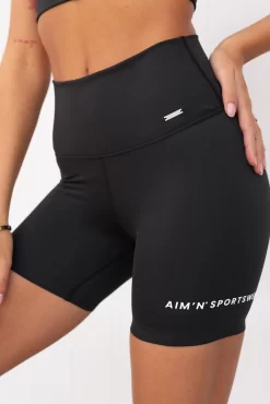 Aim'n Black Sportswear Midi Biker Shorts -Sportswear Shop PureDash 170