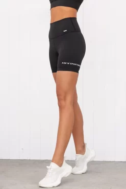 Aim'n Black Sportswear Midi Biker Shorts -Sportswear Shop PureDash 175