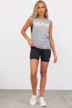 TEAM Pure Dash Tank - Grey -Sportswear Shop PureDash 192
