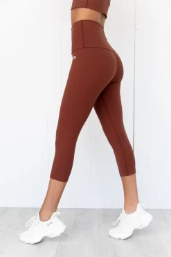 Studio 3/4 Tight - Toffee -Sportswear Shop PureDash 20 3efcacba de20 4ce2 aded 13fd78c82209