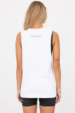 TEAM Pure Dash Tank - White -Sportswear Shop PureDash 246 e656257c 484d 4dee 8ef3 17314f7cefeb