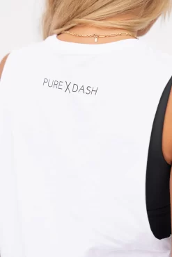TEAM Pure Dash Tank - White -Sportswear Shop PureDash 248 e2ae49b0 fb79 4f1f a62e 4f00979886fb