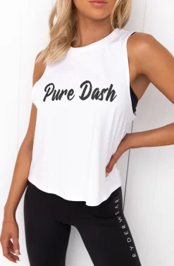 Determined Tank - White