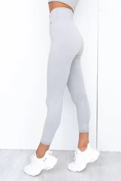 Aim'n Light Grey Melange Ribbed Seamless Tights 7/8 -Sportswear Shop PureDash 298 77fb4786 581c 462a 8663 1f43999cb410