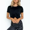 Delta Twist Tee - Black