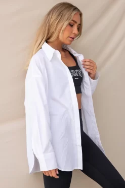 Aim'n White Oversized Shirt -Sportswear Shop PureDash 343 de7c3ef7 b7ab 418a a04a f3085bbe1762
