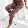 Bronze Leopard High Rise Leggings