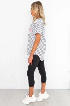 Motivated Tee - White/Black Stripe -Sportswear Shop PureDash 405 db115af1 11c4 4d39 be9a d6c47dee59d5