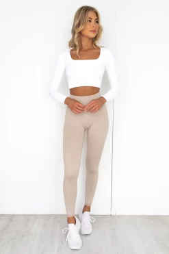 Aim'n Beige Luxe Seamless Tights -Sportswear Shop PureDash 410 f6e0597a b6b9 4df7 a003 8484aa1dbe33