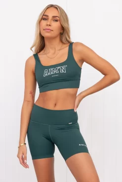 Aim'n Pine Green Sportswear Midi Biker Shorts -Sportswear Shop PureDash 413 6981ff56 bed6 45ad aa59 7fe475c671f7