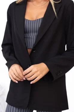 Aim'n Straight Fit Blazer - Black 11 Aim'n Straight Fit Blazer - Black -Sportswear Shop PureDash 43 2899ffd7 166b 4731 a36d 6fbd0d13059c