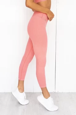 Aim'n Bubblegum Washed Ribbed Seamless 7/8 Tights 11 Aim'n Bubblegum Washed Ribbed Seamless 7/8 Tights -Sportswear Shop PureDash 453