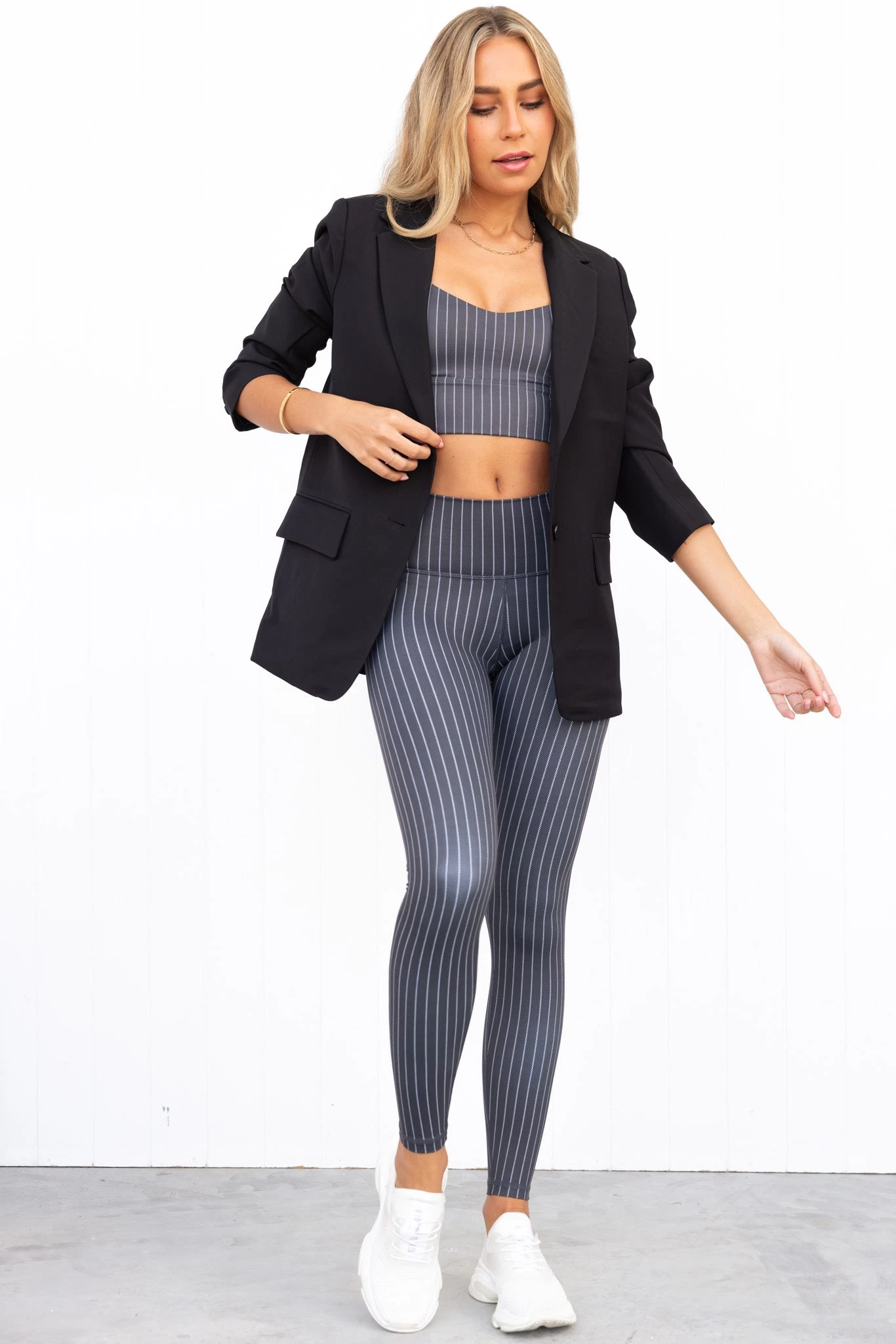 Aim'n Straight Fit Blazer - Black 2 Aim'n Straight Fit Blazer - Black - Image 2