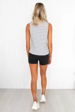 Motivated Tank - White/Black Stripe -Sportswear Shop PureDash 519 ebbd4a89 fee0 43d1 88aa 48e7fada8be5