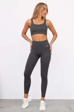 Aim'n Shadow Grey Ribbed Seamless Bra -Sportswear Shop PureDash 533 130b89a0 b1b5 4625 8e7d a437290a63f3
