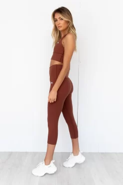 Studio 3/4 Tight - Toffee -Sportswear Shop PureDash 8 52543c02 e453 4dbd 8068 a9da05d98243