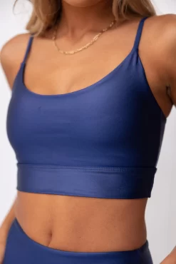 Onzie Liquid Flow Bra- Navy -Sportswear Shop PureDash Ella 256 1