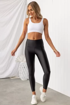 Onzie Liquid High Rise Legging - Black -Sportswear Shop PureDash Ella 317