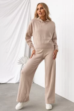 Onzie Crop Hoodie - Oatmeal -Sportswear Shop PureDash Ella 395