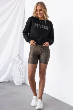 Basic Dash Sweat - Black -Sportswear Shop PureDash Ella 430 d4255692 3e90 4f61 8da8 a2ea24fb92ee