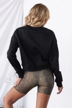 Basic Dash Sweat - Black -Sportswear Shop PureDash Ella 437