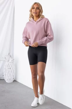 Onzie Crop Hoodie - Antique Rose -Sportswear Shop PureDash Ella 445