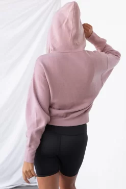 Onzie Crop Hoodie - Antique Rose -Sportswear Shop PureDash Ella 457