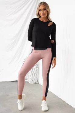 Onzie Pilates Core Rib Top - Black -Sportswear Shop PureDash Ella 54 9e96d23d 115e 4660 bb95 a17afd32b022