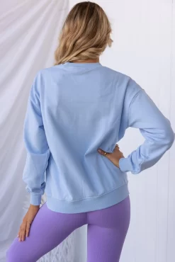 Aim'n Light Blue Washed Sweatshirt -Sportswear Shop PureDash Ella 667