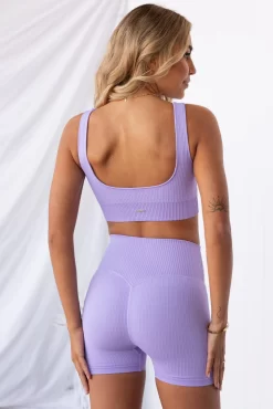 Aim'n Lavande Ribbed Seamless Bra 10 Aim'n Lavande Ribbed Seamless Bra -Sportswear Shop PureDash Ella 688