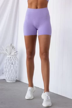 Aim'n Lavande Ribbed Seamless Midi Biker Shorts 23 Aim'n Lavande Ribbed Seamless Midi Biker Shorts -Sportswear Shop PureDash Ella 693
