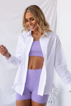 Aim'n Perfect White Shirt -Sportswear Shop PureDash Ella 767