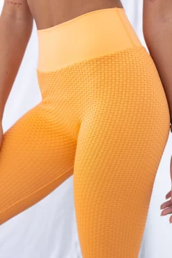 Honeycomb Scrunch Seamless Leggings - Mango -Sportswear Shop PureDash03 01 2023 100
