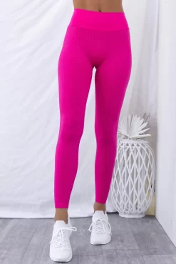 Honeycomb Scrunch Seamless Leggings - Hot Pink 24 Honeycomb Scrunch Seamless Leggings - Hot Pink -Sportswear Shop PureDash03 01 2023 136