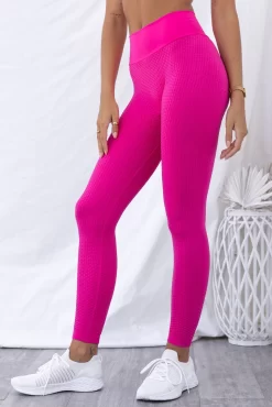 Honeycomb Scrunch Seamless Leggings - Hot Pink 16 Honeycomb Scrunch Seamless Leggings - Hot Pink -Sportswear Shop PureDash03 01 2023 144