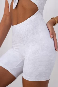 Knot Me Ribbed Jumpsuit - Coconut -Sportswear Shop PureDash03 01 2023 835