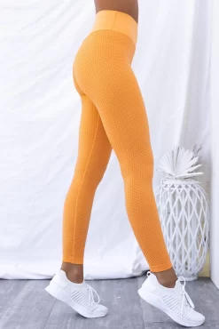 Honeycomb Scrunch Seamless Leggings - Mango -Sportswear Shop PureDash03 01 2023 91