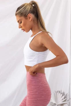 Reversible Sports Crop - White Zebra -Sportswear Shop PureDash03 11 2022 1009