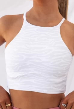 Reversible Sports Crop - White Zebra -Sportswear Shop PureDash03 11 2022 1013