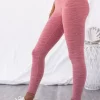 High Waist Leggings - Pink Zebra