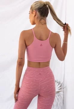 Reversible Sports Crop - Pink Zebra -Sportswear Shop PureDash03 11 2022 1050