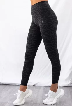 High Waist Leggings - Black Zebra 10 High Waist Leggings - Black Zebra -Sportswear Shop PureDash03 11 2022 1079